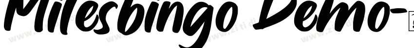 Milesbingo Demo字体转换